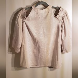NWT Worthington cold shoulder blouse. Medium.